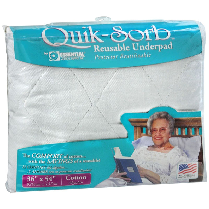Quik-Sorb Reusable Underpad, 36 x 54 in., Blue (Each)