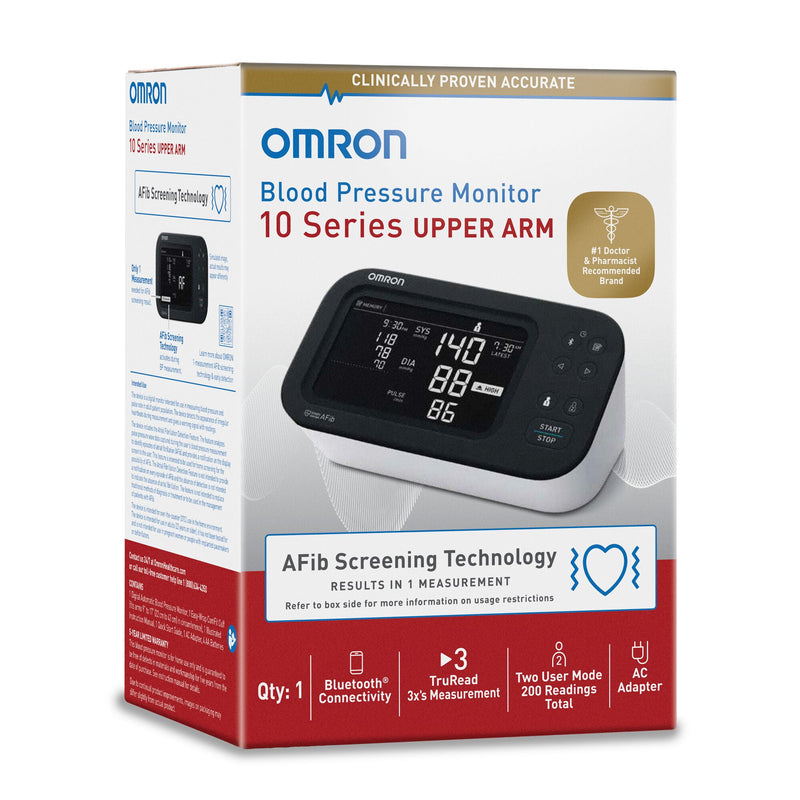 Omron 10 Series Digital Blood Pressure Monitor with Bluetooth Connectivity