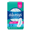 Always Ultra Thin Extra Long Super Pads, Size 3 (Pack of 28)