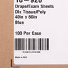 McKesson Nonsterile Physical Exam Drape, 40 x 60 Inch (Case of 100)