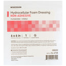 McKesson Nonadhesive without Border Foam Dressing, 6 x 6 Inch (10/BX) 