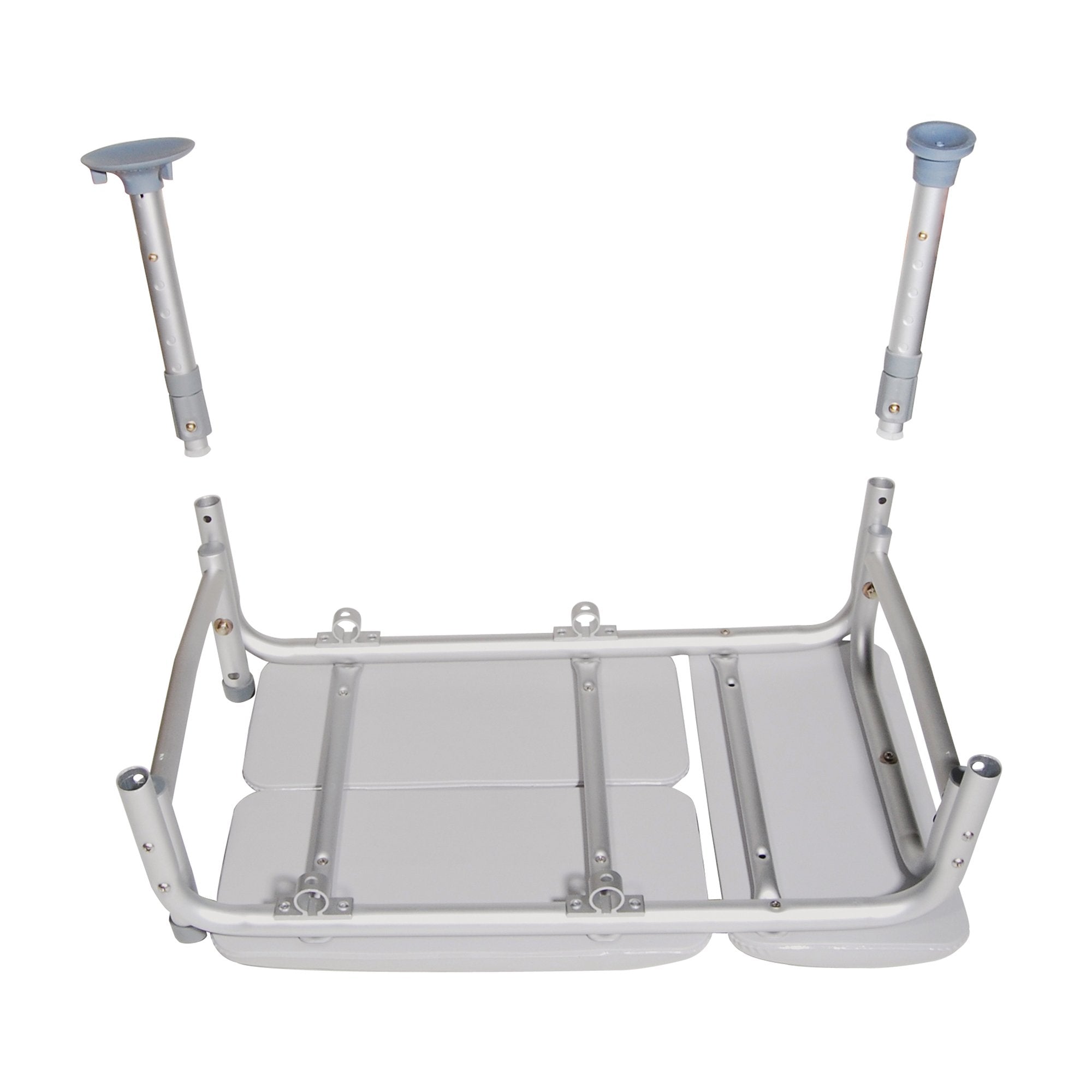 Drive DeVilbiss Healthcare drive Aluminum Knocked Down Bath Transfer Bench, 17¾ – 21¾ Inch Seat Height 