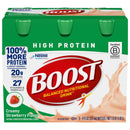 Boost High Protein Strawberry Complete Nutritional Drink, 8-ounce Bottle (Case of 24)