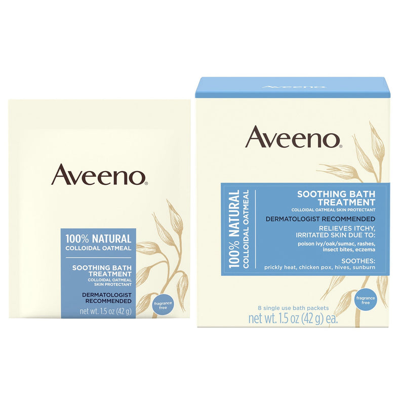 Aveeno Soothing Bath Treatment Packets Fragrance Free (Case of 192)