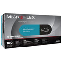 Microflex Medical Microflex MidKnight Touch 93-732 Nitrile Exam Glove, Extra Small, Black (1000/CS)