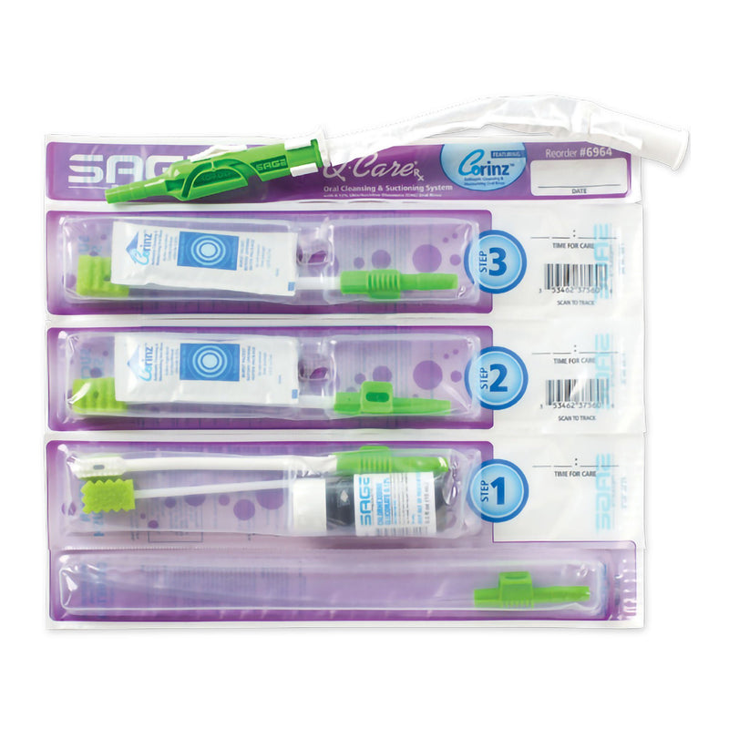 Sage Q Care Oral Cleansing and Suctioning Systems (Case of 20)