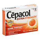Cepacol Extra Strength Benzocaine / Menthol Sore Throat Relief (Box of 16)