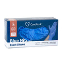 CareStock Nitrile Exam Glove, Large, Blue (Case of 2000)