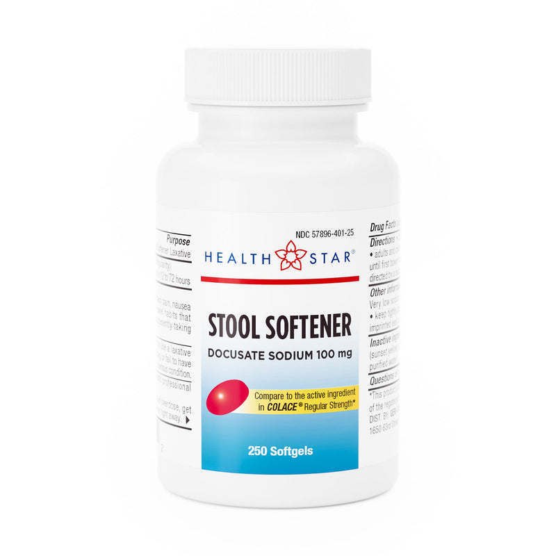 Geri-Care Docusate Sodium Stool Softener (Case of 12)