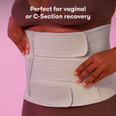 Abdominal Binder Fridababy Small / Medium Hook and Loop Strap Closure 29 to 46 Inch Waist Circumference Adult (Case of 4) 