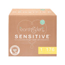 Earth & Eden Sensitive Baby Diapers, Size 1 for Babies Weighing 8 – 14 lbs. (Case of 176)