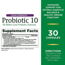 Nature's Bounty Ultra Strength Probiotic 10 Capsules (Bottle of 30)
