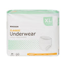 McKesson Classic Light Absorbency Incontinence Underwear, Extra Large (Case of 56)