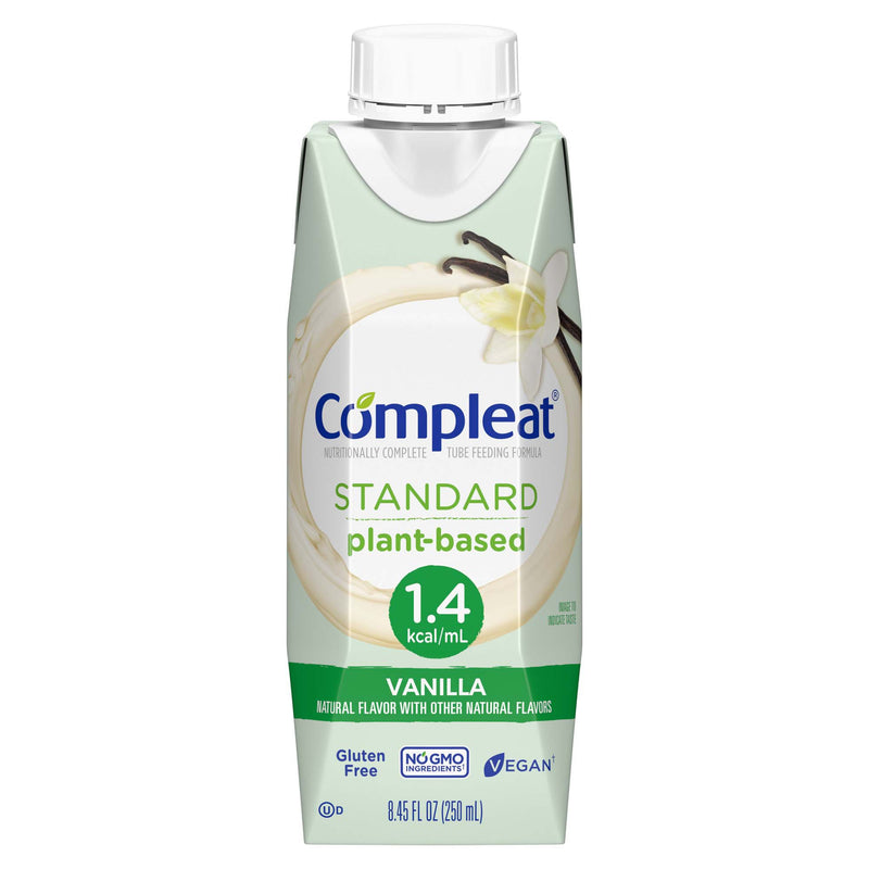 Compleat Standard 1.4 Plant-Based Tube Feeding Formula, Vanilla, 8.45-oz. (Case of 24)