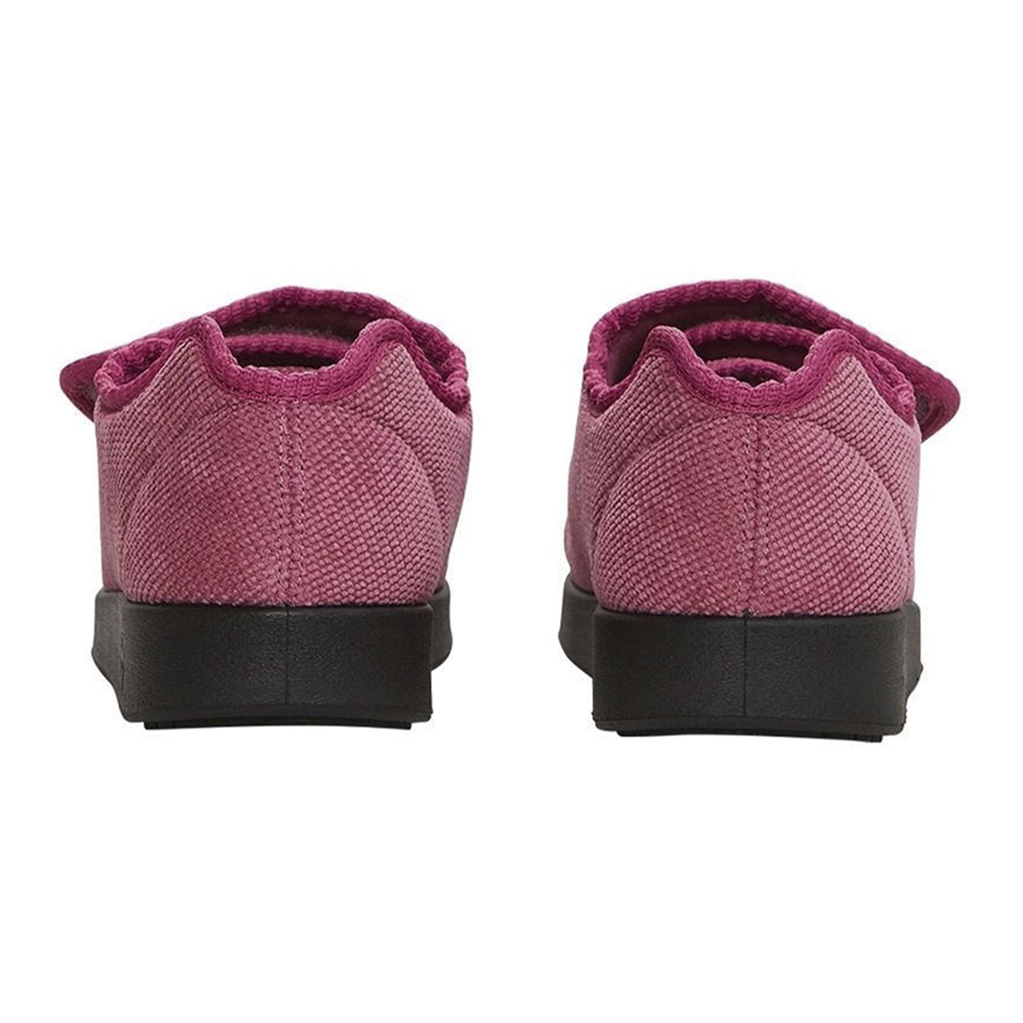 Silverts Adaptive LLC Silverts Women's Double Extra Wide Easy Closure Slippers, Dusty Rose, Size 10 