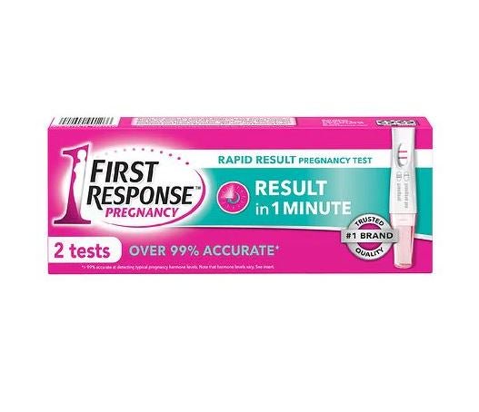 First Response Rapid Result Pregnancy Tests (Box of 2)