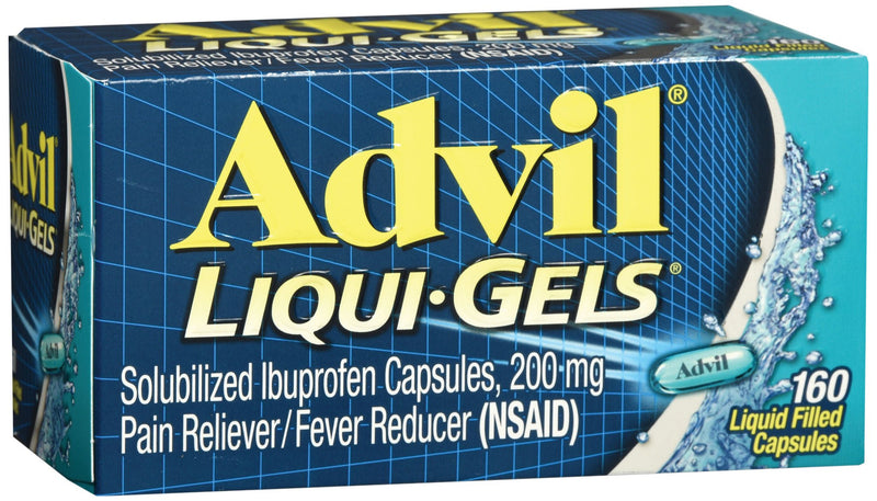Advil Liqui-Gels Ibuprofen Pain Relief (Bottle of 160)