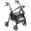 drive Duet Four-Wheel Rollator, Black (Each)