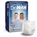 Comfees DriNite Juniors Absorbent Underwear, Large / Extra Large (Case of 52)