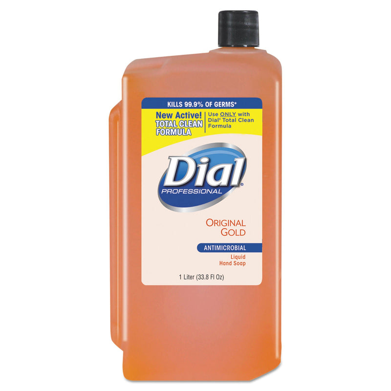 Dial Antimicrobial Soap, 1 Liter Refill Bottle (Case of 8 Items)