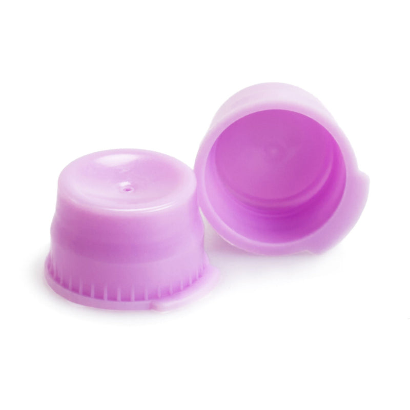 McKesson Lavender Tube Closure, 13 mm (Bag of 1000)