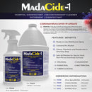 Mada Medical Products MadaCide-1 Surface Disinfectant Cleaner, 1 gal (4/CS) 