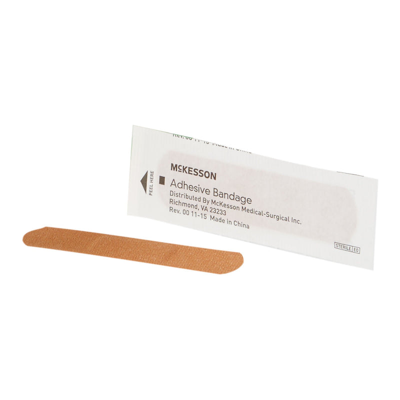 McKesson Tan Adhesive Strip, 3/4 x 3 Inch (100/BX)