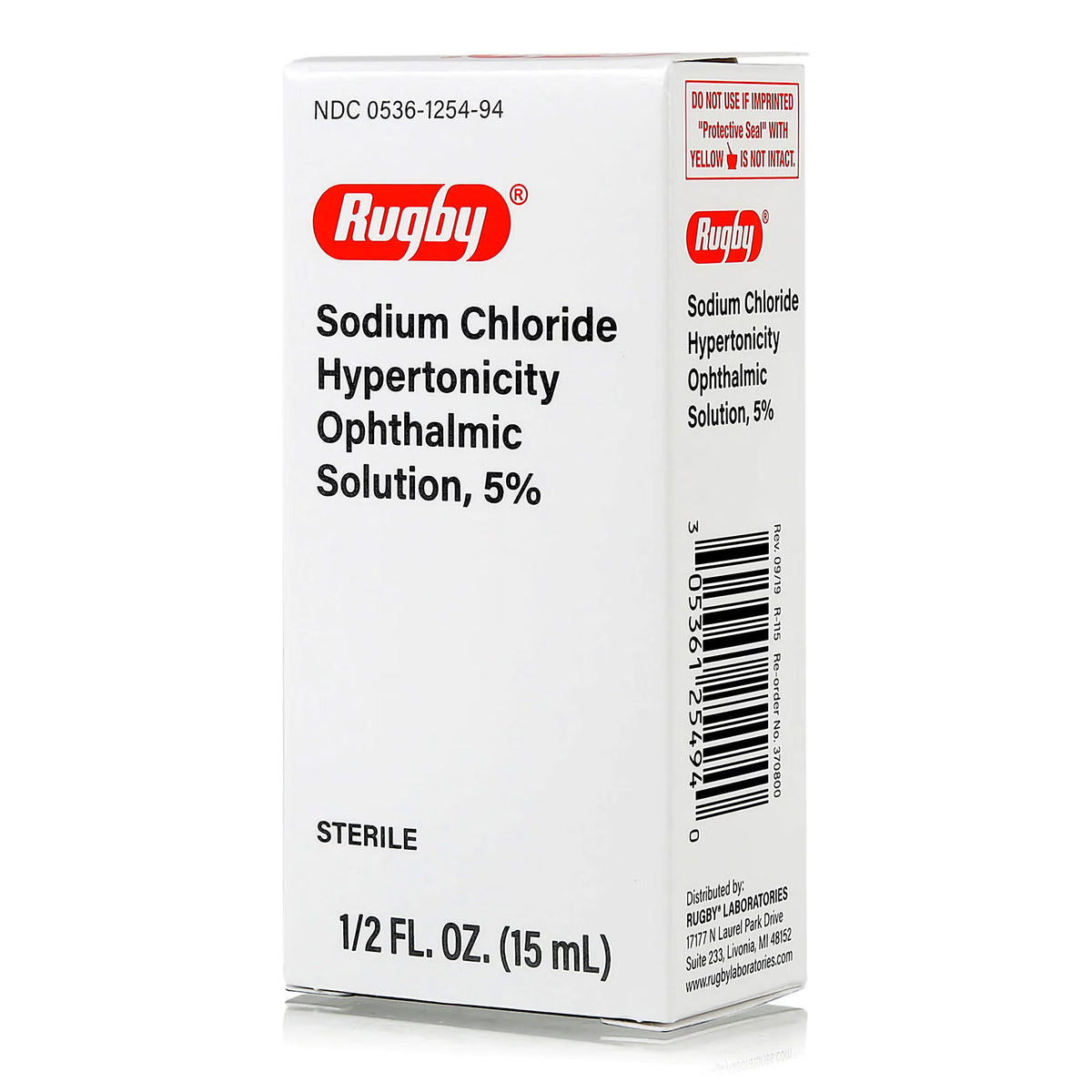 Rugby Sodium Chloride Hypertonicity Agent, 15 mL (Each)