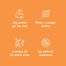 Vidafuel Inc Vidafuel Wellness Protein Drink with Collagen and Whey, Orange Burst Flavor (6/CS) 