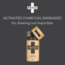 Patch Adhesive Strip with Charcoal, 3/4 x 3 Inch
