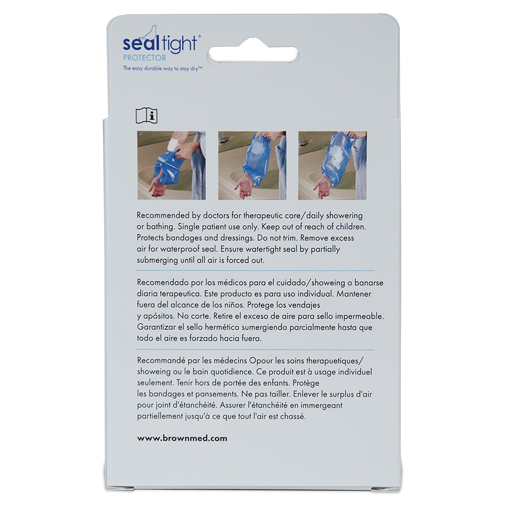 Brownmed seal tight Dressing Protector, Medium 