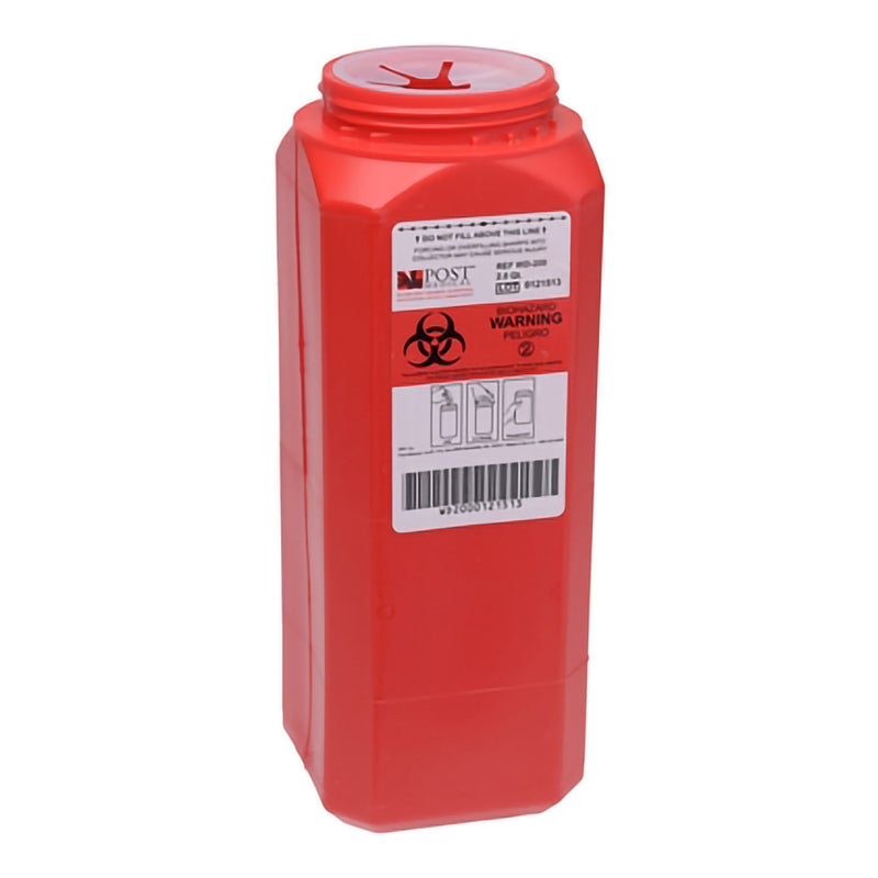 Post Medical Post Medical A.N.D. Sharps Container, 2 Quart, 10 x 3 x 3 Inch (12/CS) 