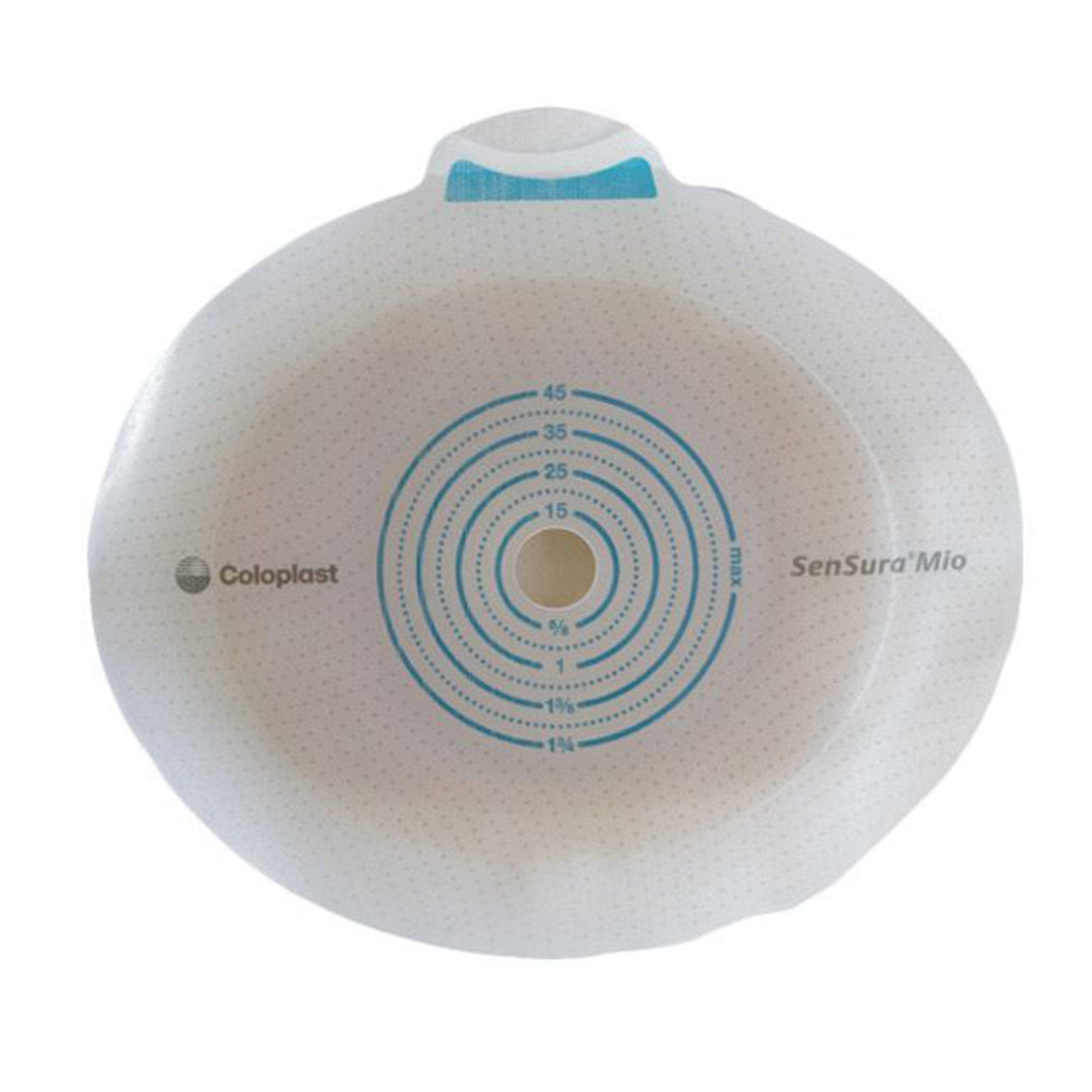 Coloplast SenSura Mio Click Ostomy Barrier, 40 mm Stoma Opening, Blue Color Match (5/BX) 