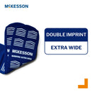 McKesson Slipper Socks, Double Tread, Bariatric, Kingfisher Blue (Case of 48)
