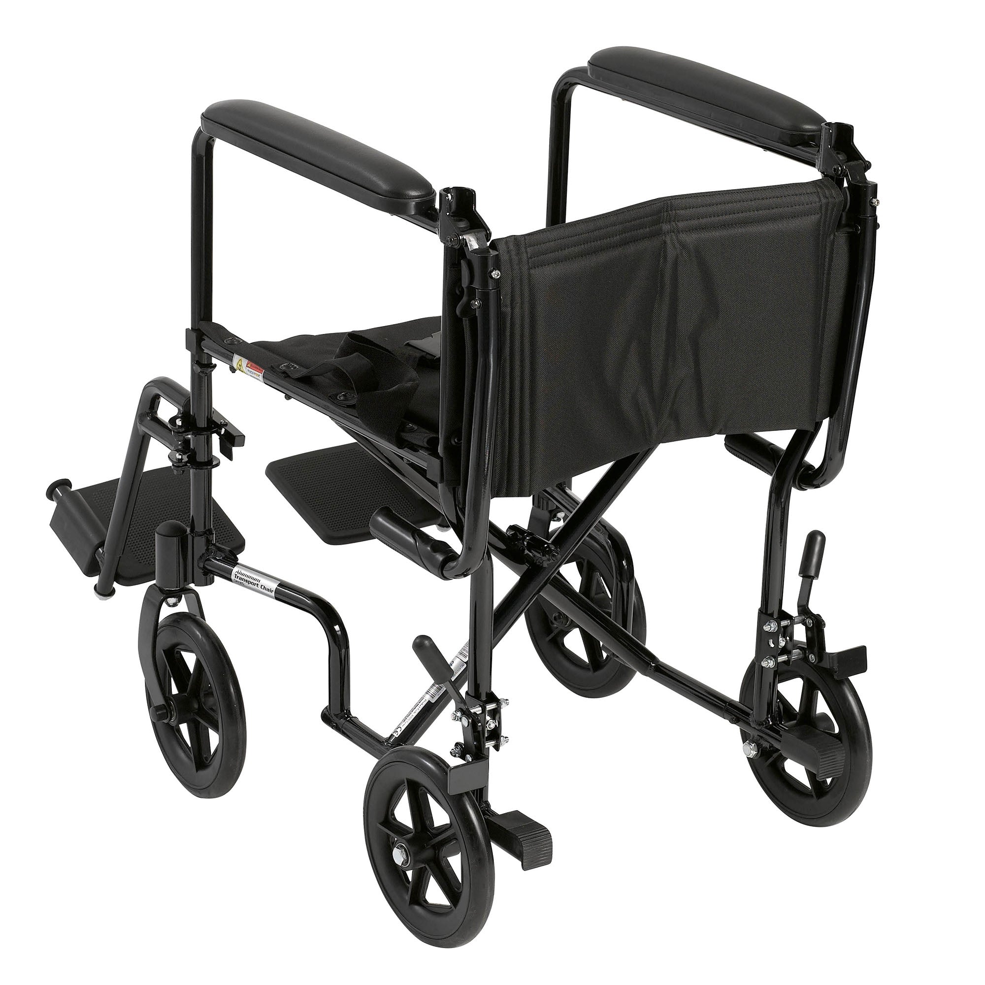 Drive DeVilbiss Healthcare drive Transport Chair, Black, 17-Inch Seat Width 