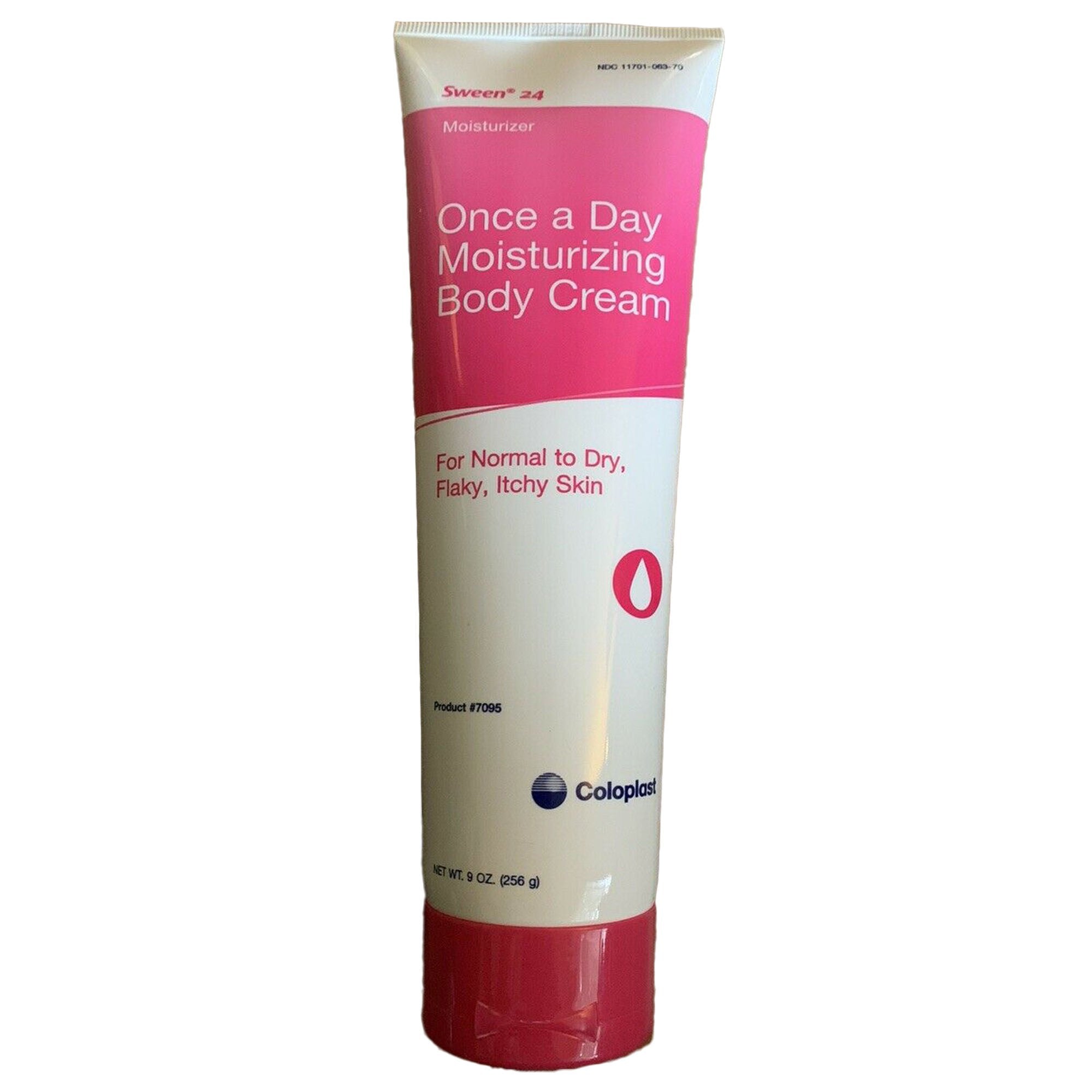 Sween 24 Once a Day Moisturizing Body Cream for Flaky, Itchy Skin, 9-ounce Tube (Case of 12)