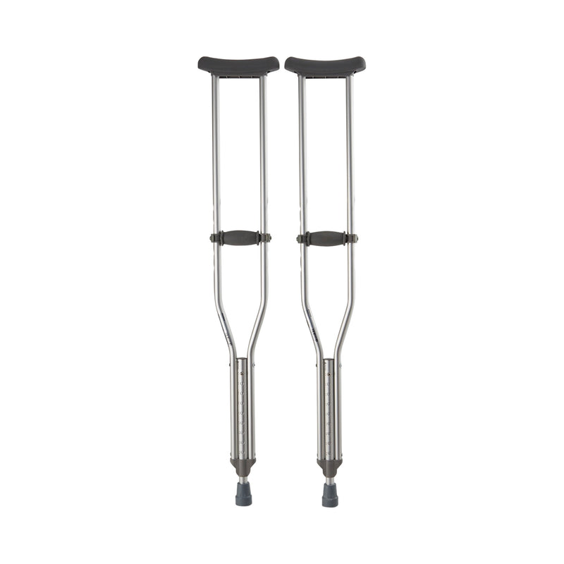 McKesson Underarm Crutches for Adults 5'2" – 5'10" (Case of 8 Pairs)