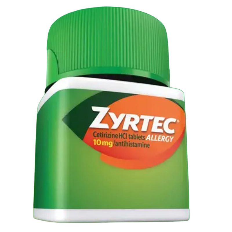 Allergy Relief Zyrtec 10 mg Strength Tablet 60 per Bottle