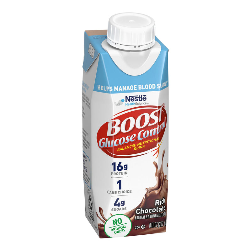 Boost Glucose Control Chocolate Balanced Nutritional Drink, 8-ounce carton (24/CS)