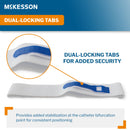 Foley Catheter Holder McKesson One Size Fits Most, Hook-And-Loop Closure, Dual-Locking Tabs, NonSterile For Universal Indwelling Catheter (Case of 100)