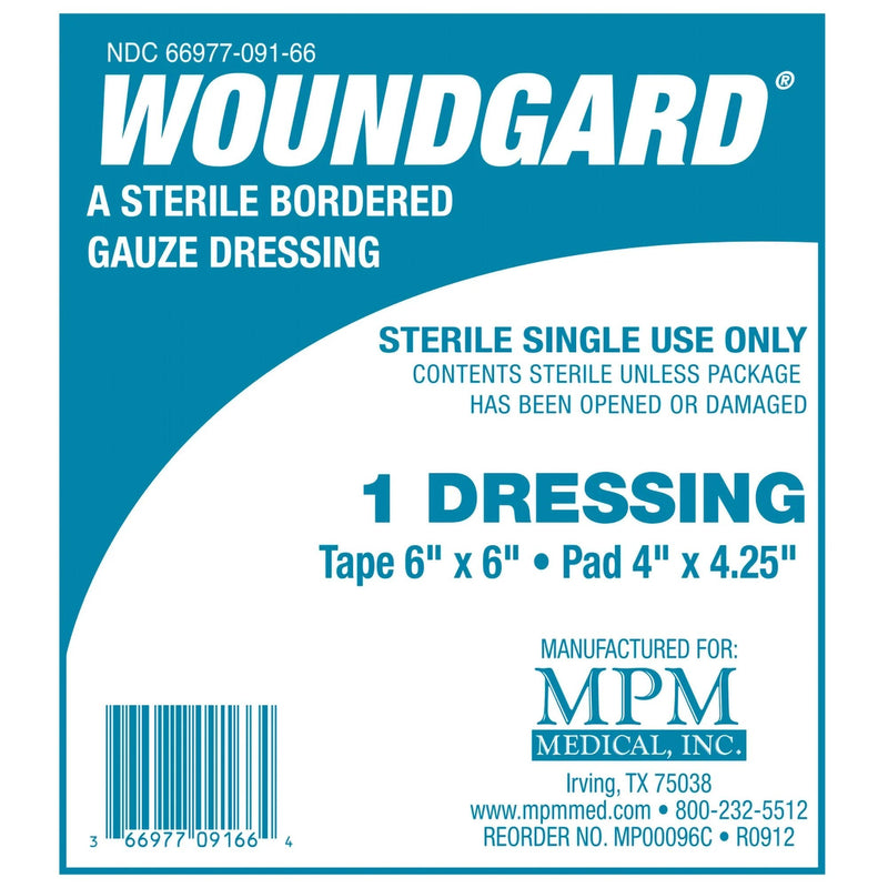 WoundGard White Adhesive Dressing, 6 x 6 Inch (Case of 120)