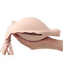 Nursing Bra Momcozy Jelly Strip 34 to 36 Inch Chest Medium Beige Back Hook and Eye Closure Adjustable Shoulder Strap 