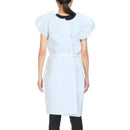 McKesson Exam Gown, Large, Blue (Case of 50)