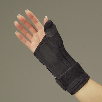 Wrist / Thumb Splint DeRoyal Foam Right Hand Black Medium (Each) 