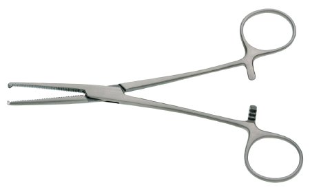 BR Surgical ROCHESTER-OSCHNER Hemostatic Forceps, 1x2 teeth, straight, 7" 