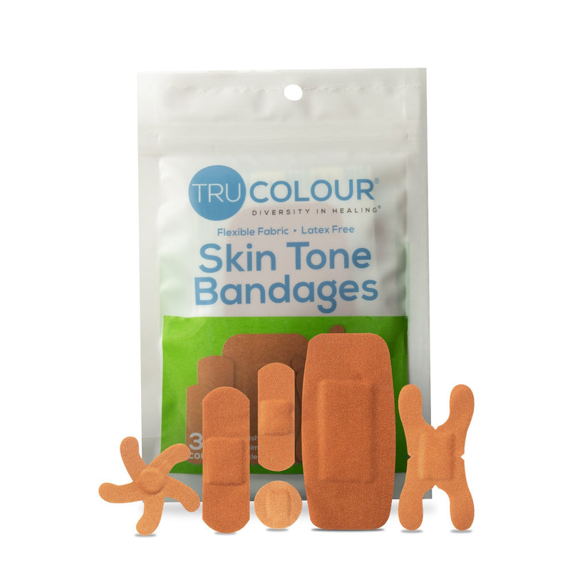 TruColour Olive Adhesive Strips, Assorted Shapes and Sizes (Case of 1500) 