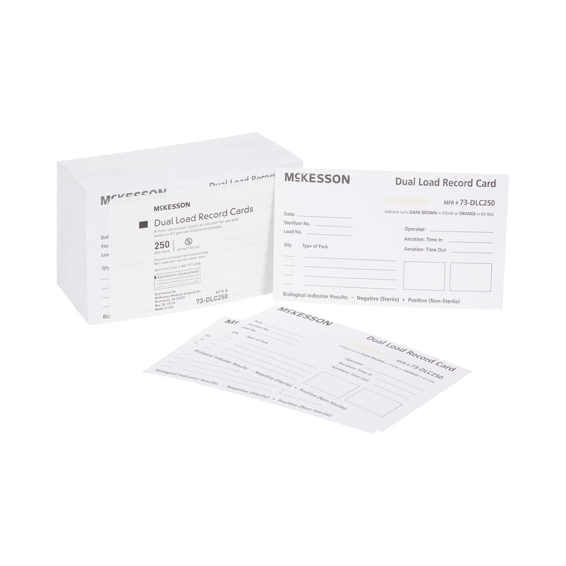 McKesson Sterilization Record Card (Case of 2500)