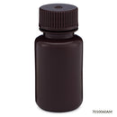 BOTTLE AMBER WIDE MOUTH RNDPE 60ML 12/BG