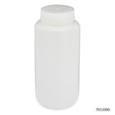 BOTTLE WIDE MOUTH RND HDPE1000ML 6/BG