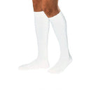 HOSE COMPRESSION KNEE 15-20CLOSED WHT LG